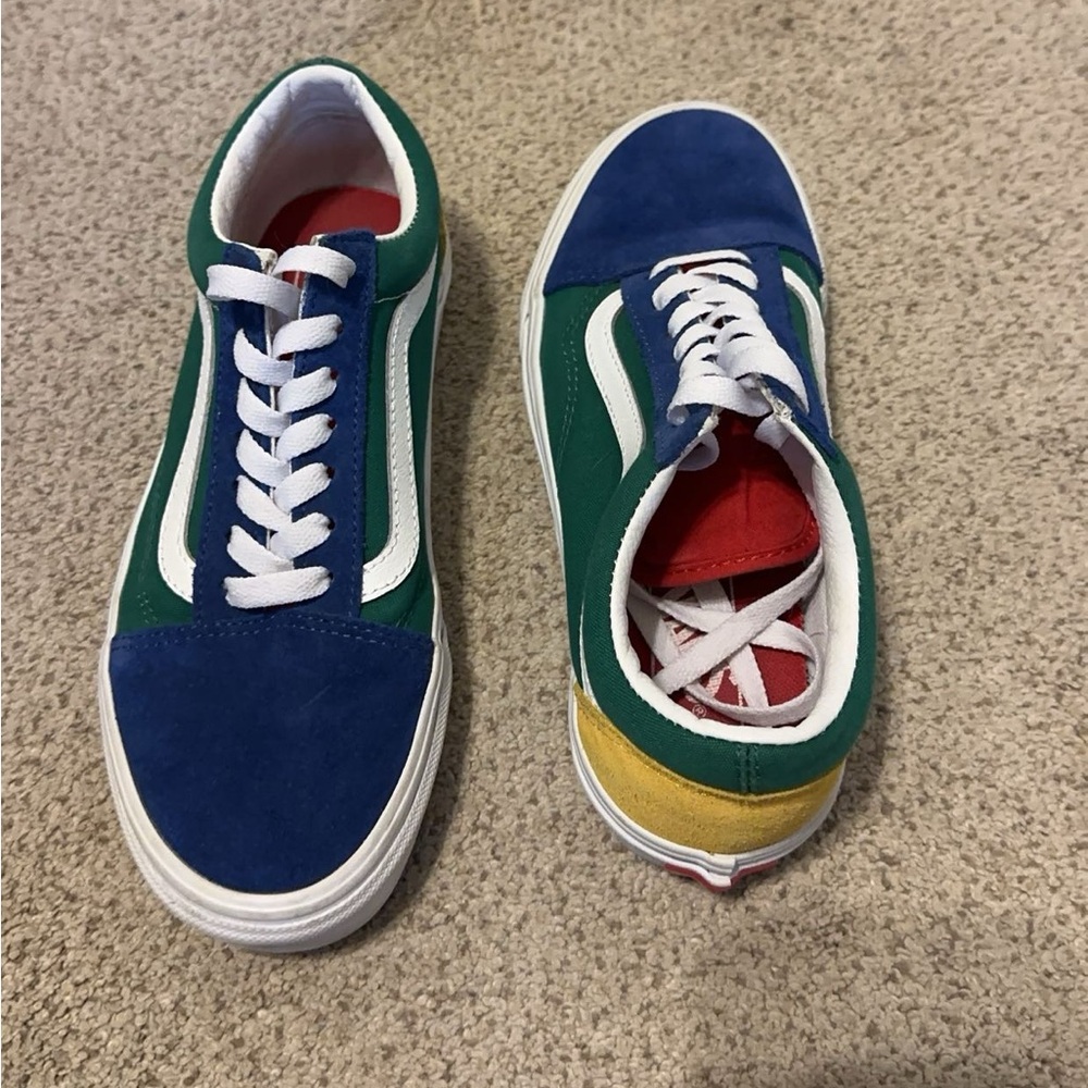 Color block vans worn 2-3 times